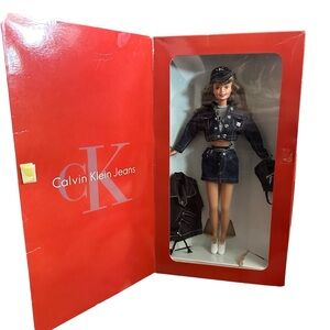 Vintage Bloomingdale’s Calvin Klein Jeans Barbie Doll In Box